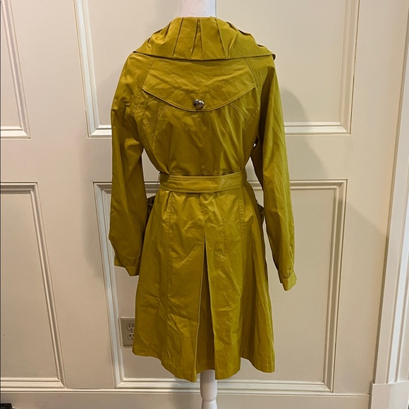 Vertigo Paris Mustard Double-Breasted Trench Coat - Picture 8 of 11